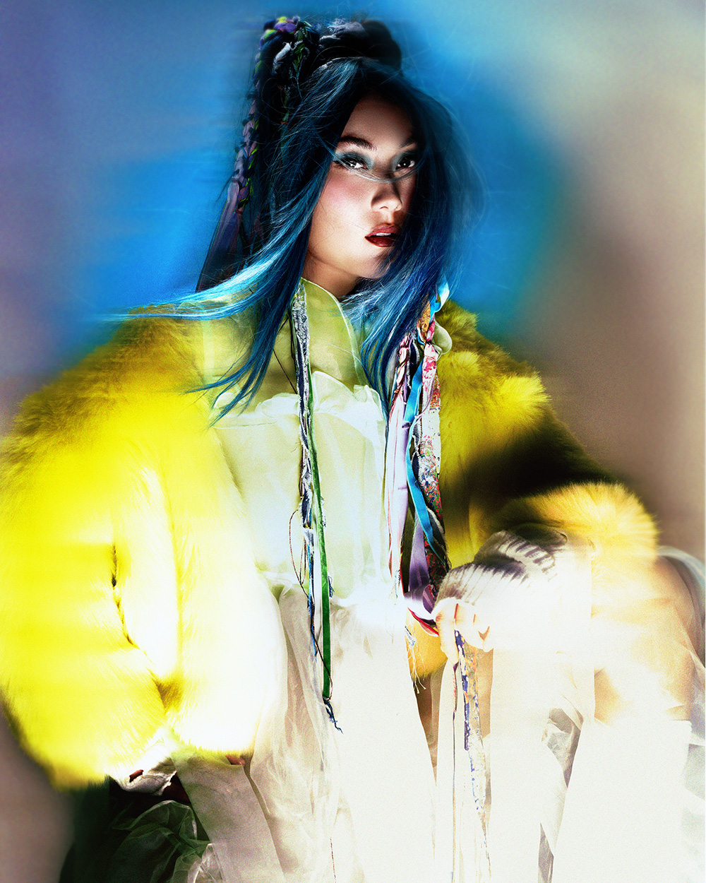 Creative Blue Hair - Project Colour 2025 - Harajuku Collection